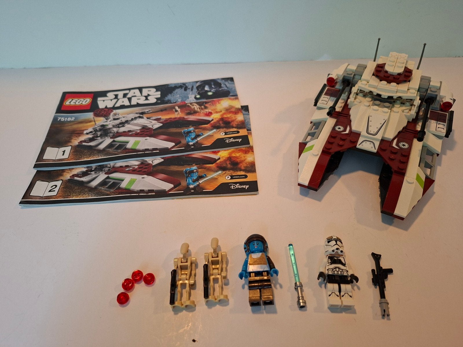 lego star wars republic fighter tank uitelkaargehaald! 75182, Gebruikt, Star Wars, Lego, Ophalen of Verzenden