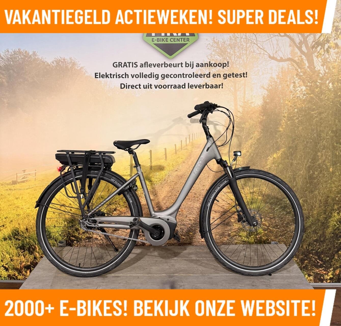 Frappe FBC 400 Elektrische fiets met BOSCH midden motor!