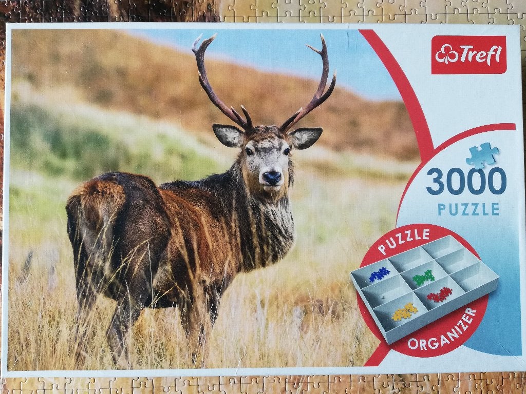 Puzzel 3000 stukjes: Deer, Ophalen of Verzenden, Meer dan 1500 stukjes, Gebruikt, Legpuzzel