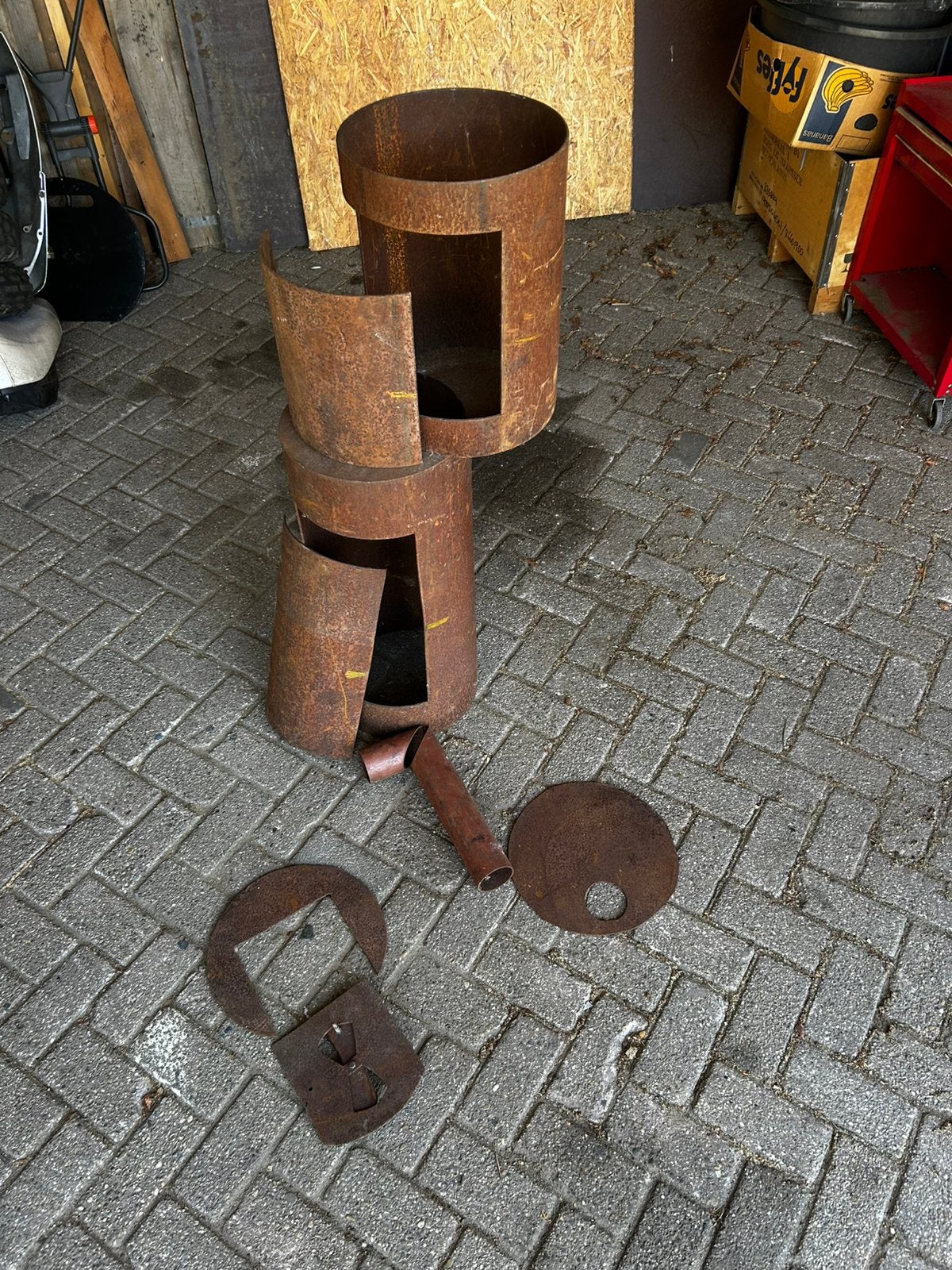 Bbq Smoker project basis 13 inch zelfbouw Smoker, Tuin en Terras, Ophalen, Zo goed als nieuw