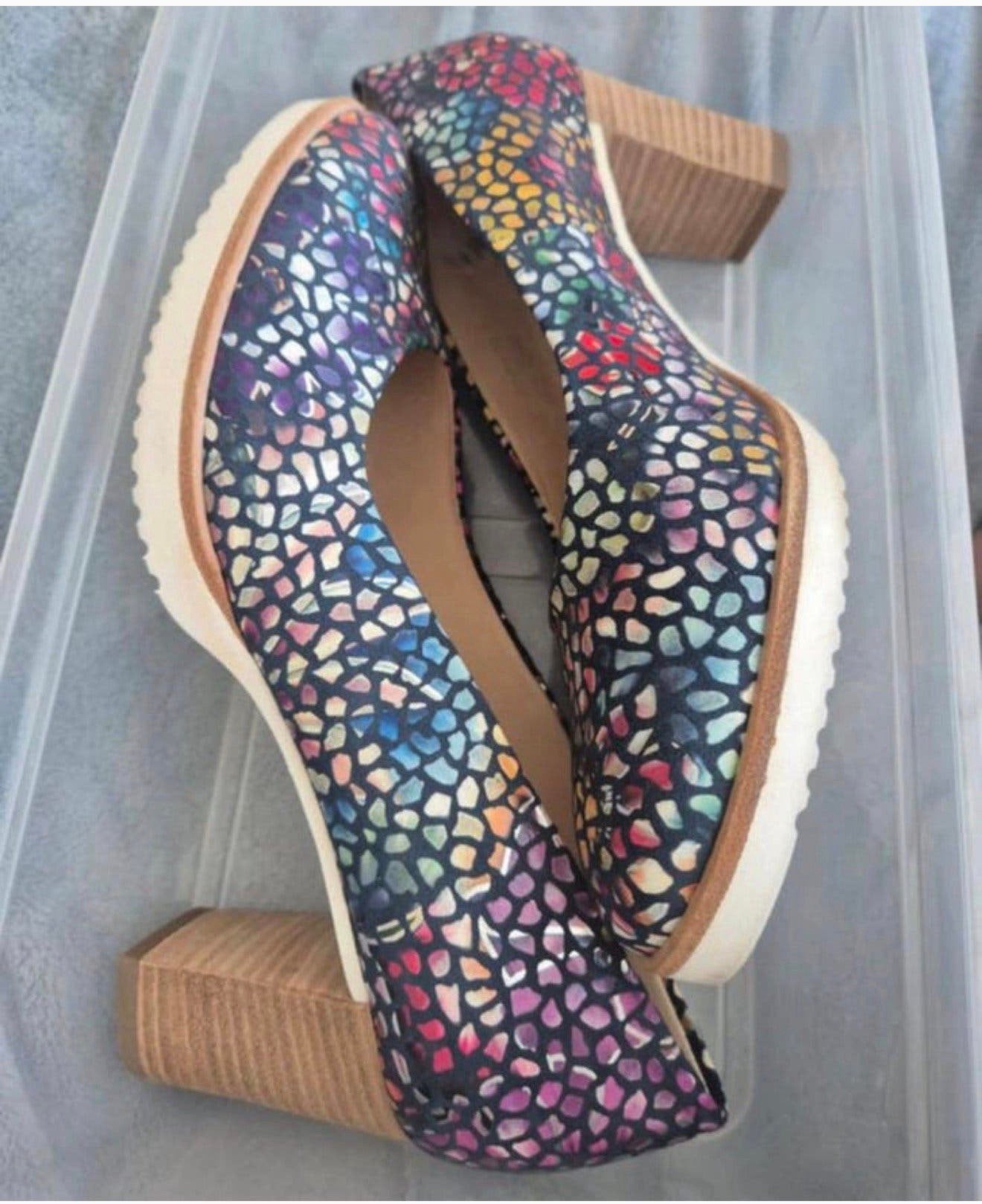 Nieuwe Gabor multicolor pumps maat 40 schoenen hakken, Ophalen, Nieuw
