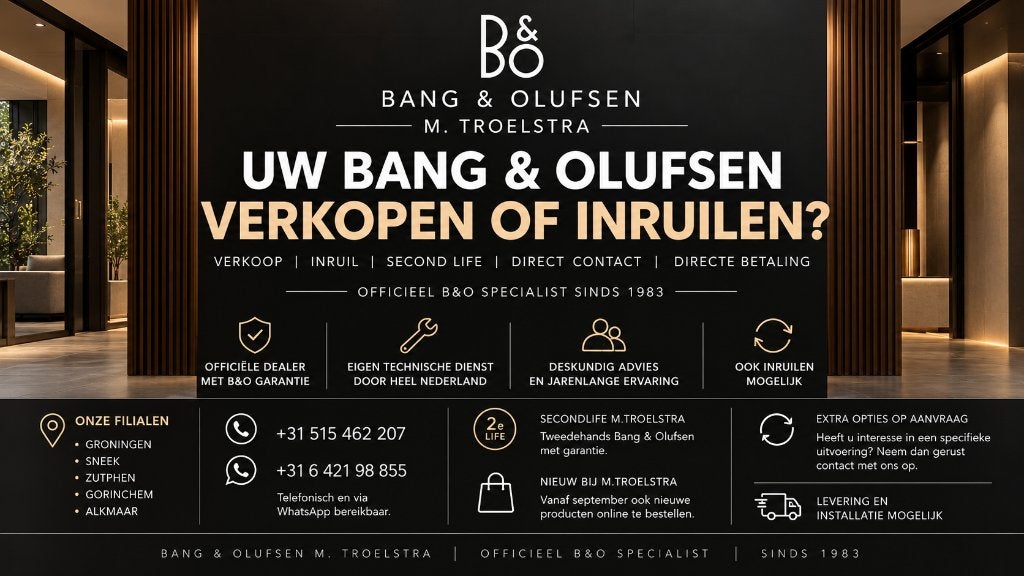 Bang & Olufsen inruilen of verkopen | M. Troelstra, Ophalen, Stereo speakers, Bang & Olufsen, Zo goed als nieuw