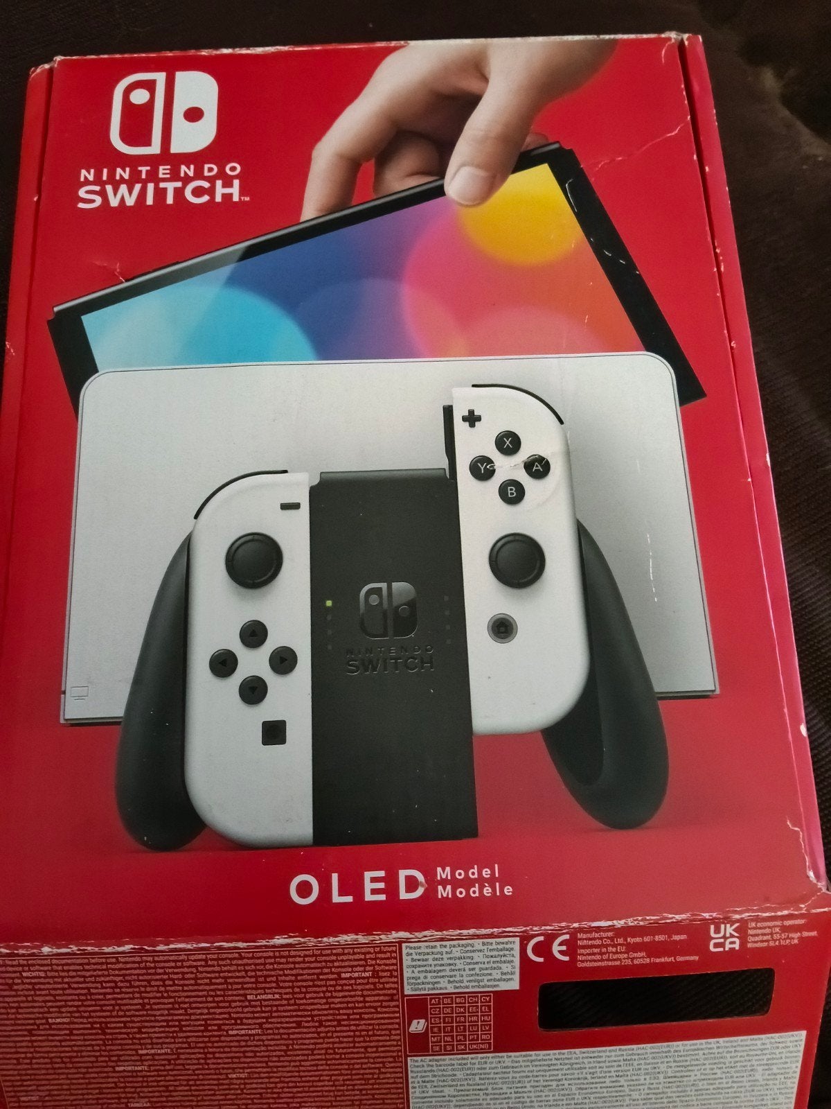 Nintendo Switch OLED met Joy-Cons en doos, Ophalen of Verzenden