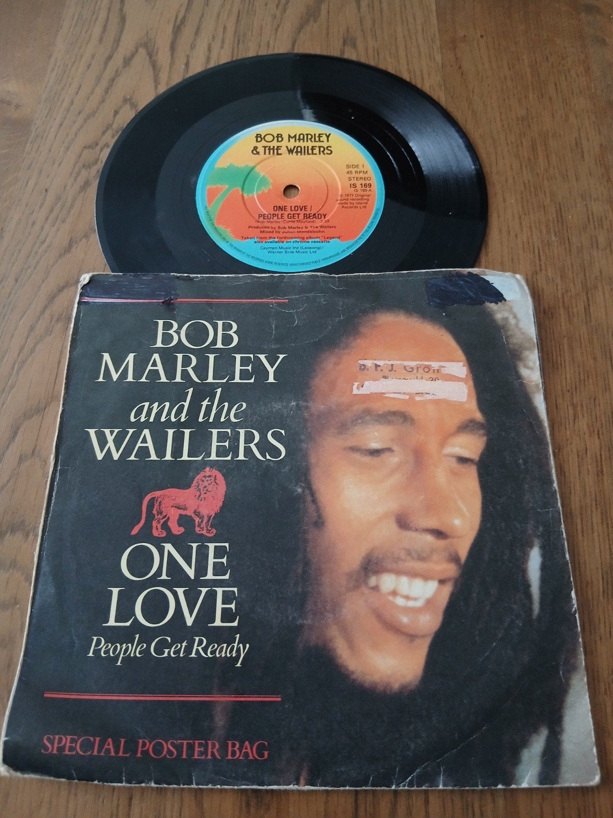 VINYL SINGLE   BOB MARLEY  1979, Ophalen of Verzenden