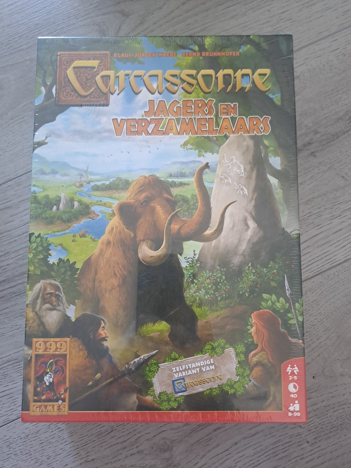 Carcassonne Jagers en Verzamelaars - Nieuw in plastic, Vijf spelers of meer, Ophalen, Nieuw, 999 Games