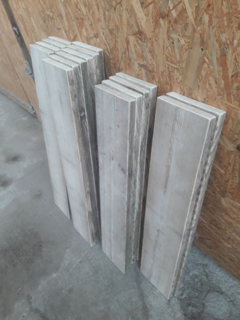 steigerhout, steigerplanken geschuurd en opmaat gezaagd, Gebruikt, 25 tot 50 mm, Ophalen of Verzenden, Plank