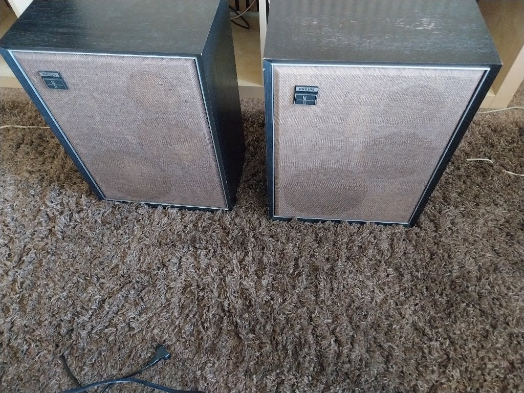 Philips 22rh 456 luidsprekers 1976, Audio, Tv en Foto, Luidsprekers, Ophalen, Stereo speakers, Philips, Gebruikt