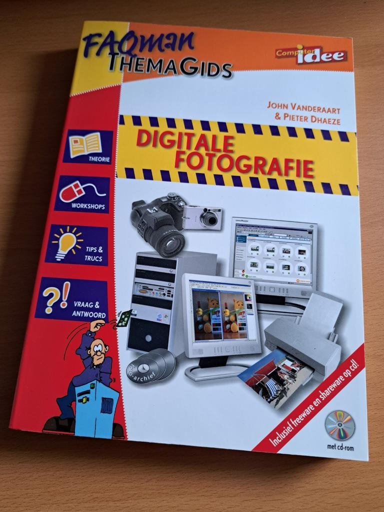 FAQman Themagids Digitale Fotografie met CD-ROM, Ophalen of Verzenden, Nieuw, Fotografie algemeen, John Vanderaart, Pieter Dhaeze