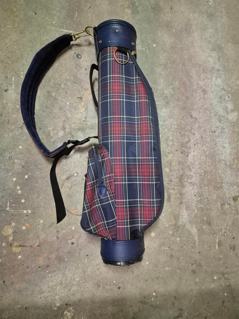 Vintage Golf Tas - Schotse Ruit Design, Sport en Fitness, Golf, Gebruikt, Tas, Overige merken, Ophalen of Verzenden