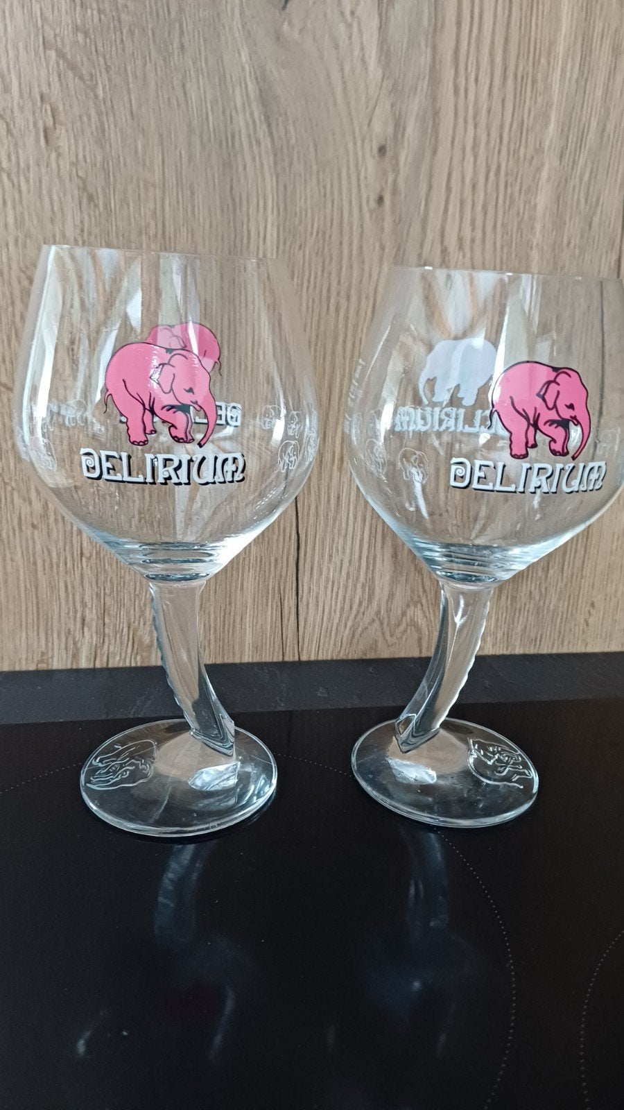 Delirium Tremens Bierglazen van Ritzenhoff - Set van 2, Verzamelen, Ophalen of Verzenden, Zo goed als nieuw, Glas of Glazen, Overige merken