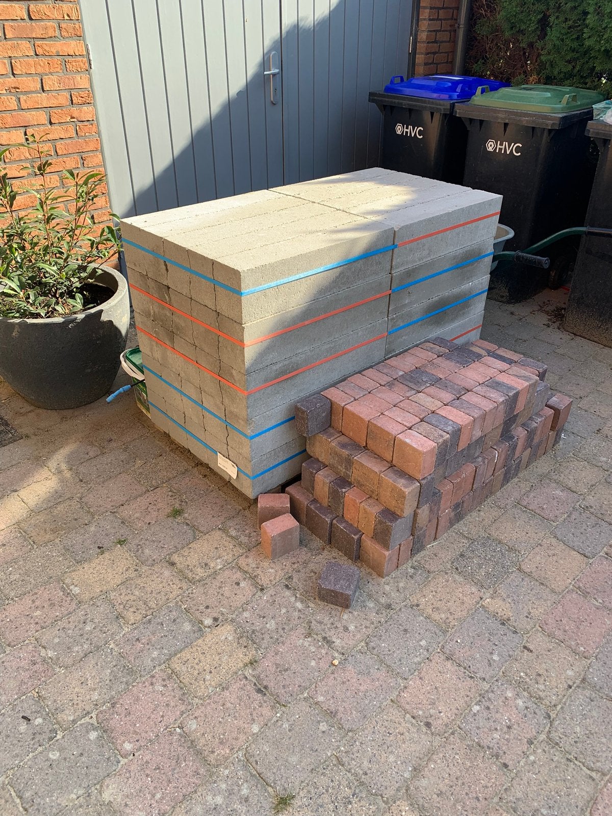 Wallblock Split 12x15x60 Grijs 50 stuks (tuinvisie), Tuin en Terras, Ophalen, Overige typen, Nieuw, Minder dan 100 cm