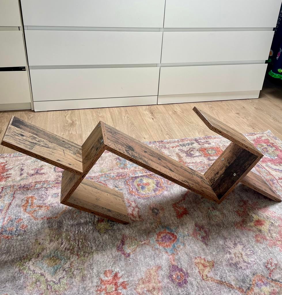 vidaXL Wandschap 104x15x49 cm bewerkt hout, Ophalen, Nieuw