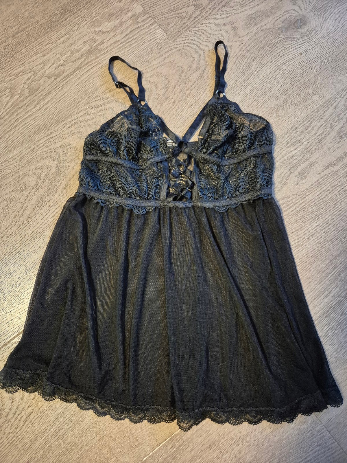 negligé maat S, Kleding | Dames, Ophalen of Verzenden, Zwart, Nachtkleding