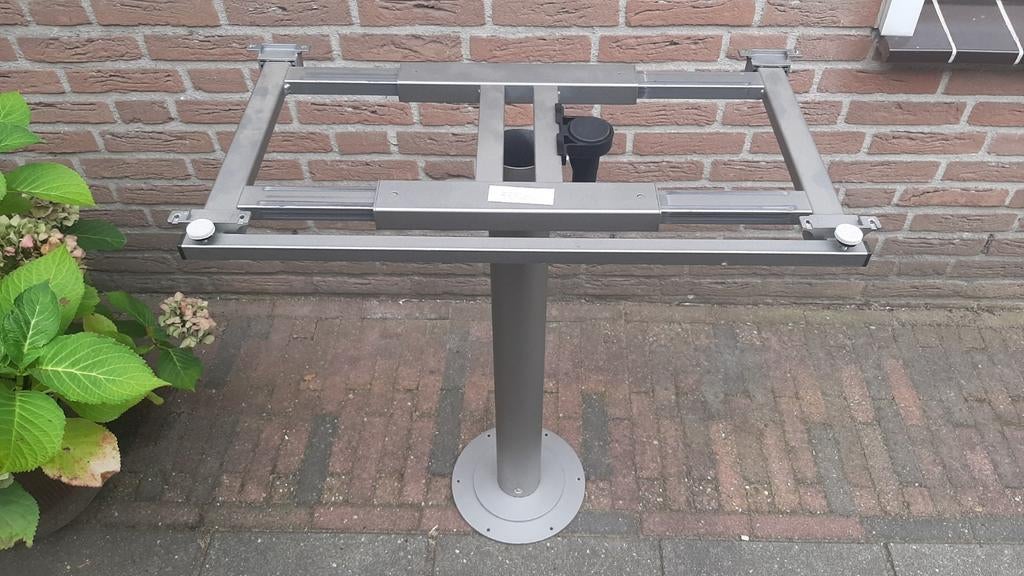 Camper tafelonderstel tafelpoot uitschuifbaar tafelblad, Caravans en Kamperen, Ophalen of Verzenden