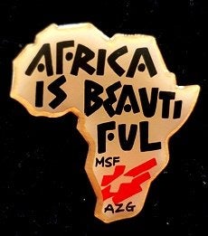 Africa is beautiful pin, Verzenden, Nieuw, Stad of Land, Speldje of Pin