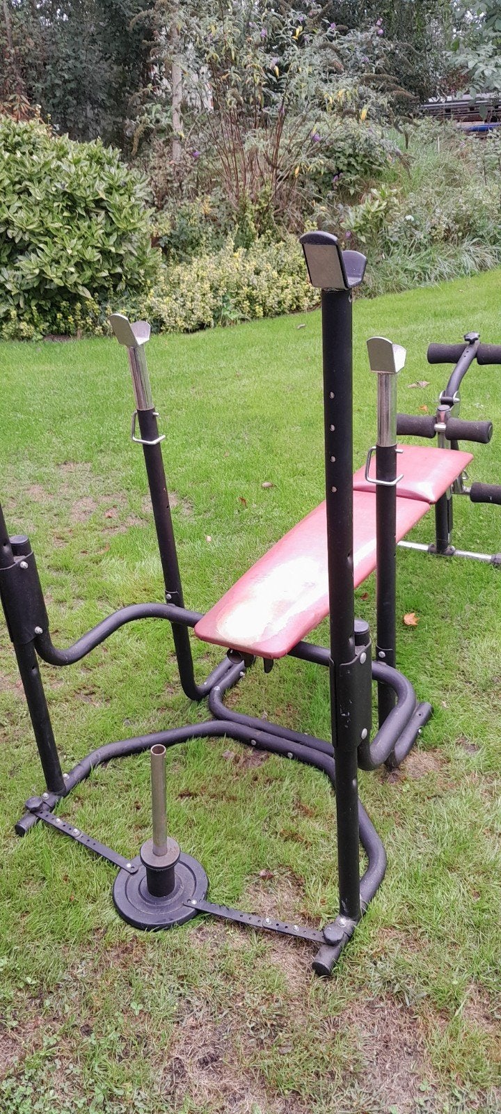 halterbank zonder gewichten, Ophalen
