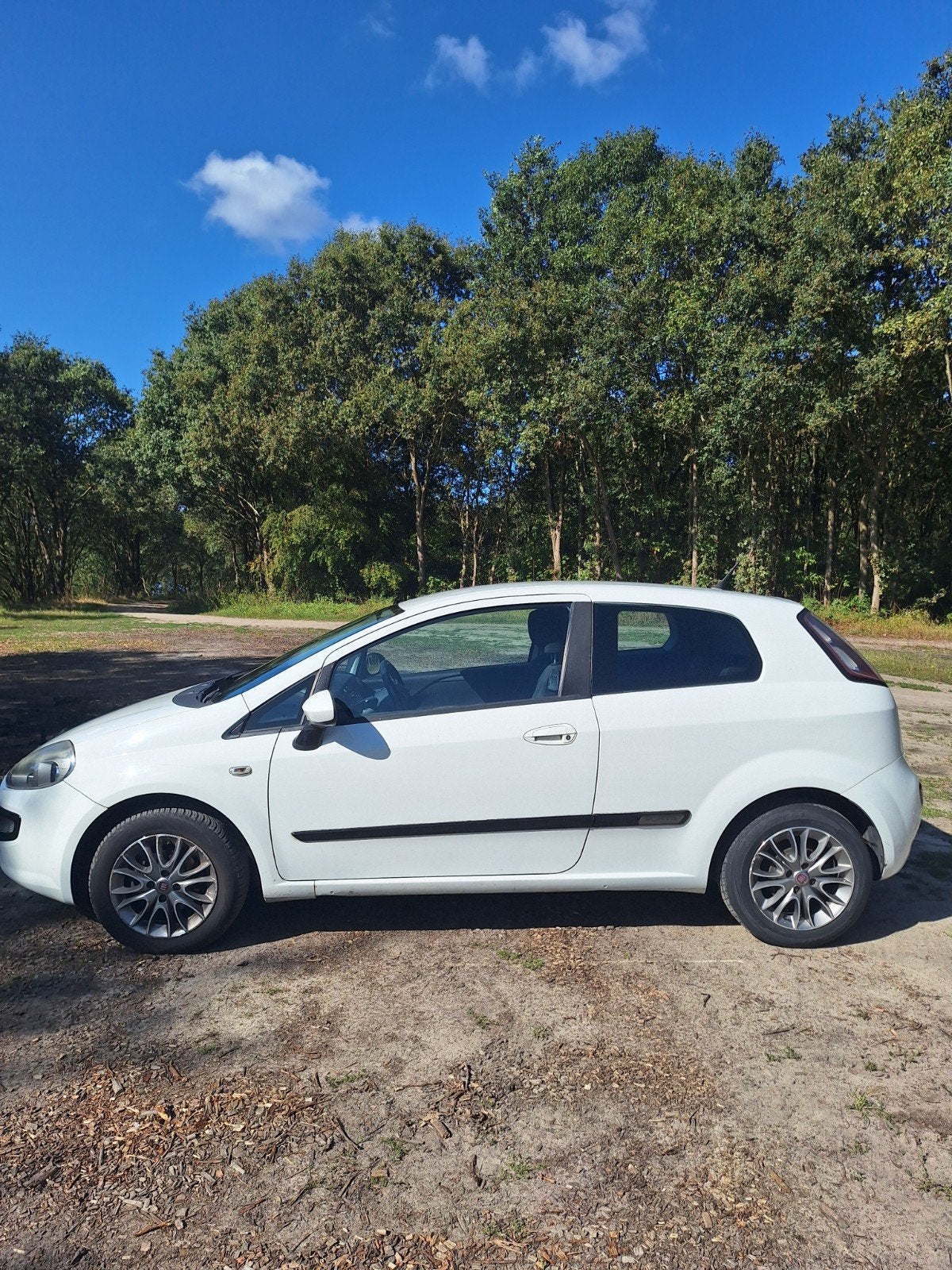 Fiat Punto 1.2 51KW/69PK 3DR Grande 2011 Wit, Voorwielaandrijving, 40 €/maand, 1242 cc, 4 cilinders