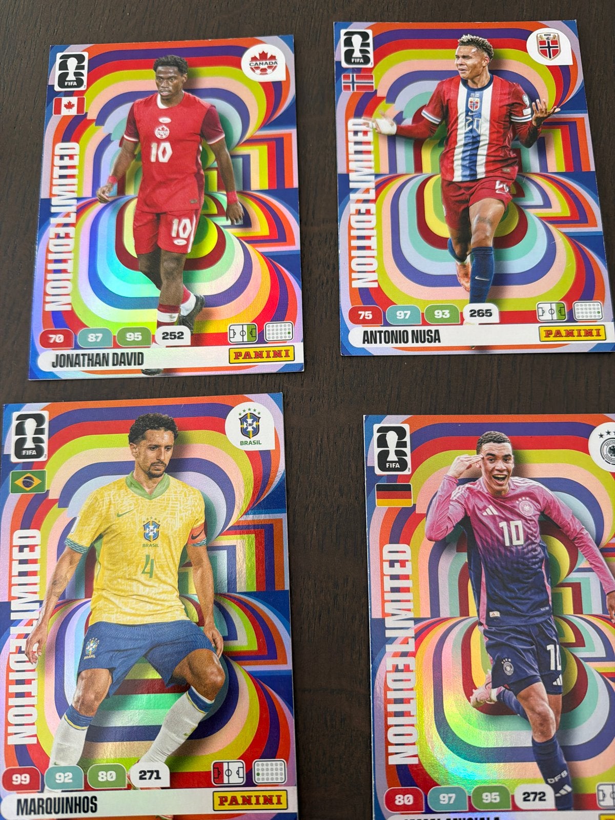 Panini FIFA Limited Edition XXL Voetbal Kaarten - 4 Stuks, Ophalen of Verzenden, Zo goed als nieuw, Buitenlandse clubs, Spelerskaart