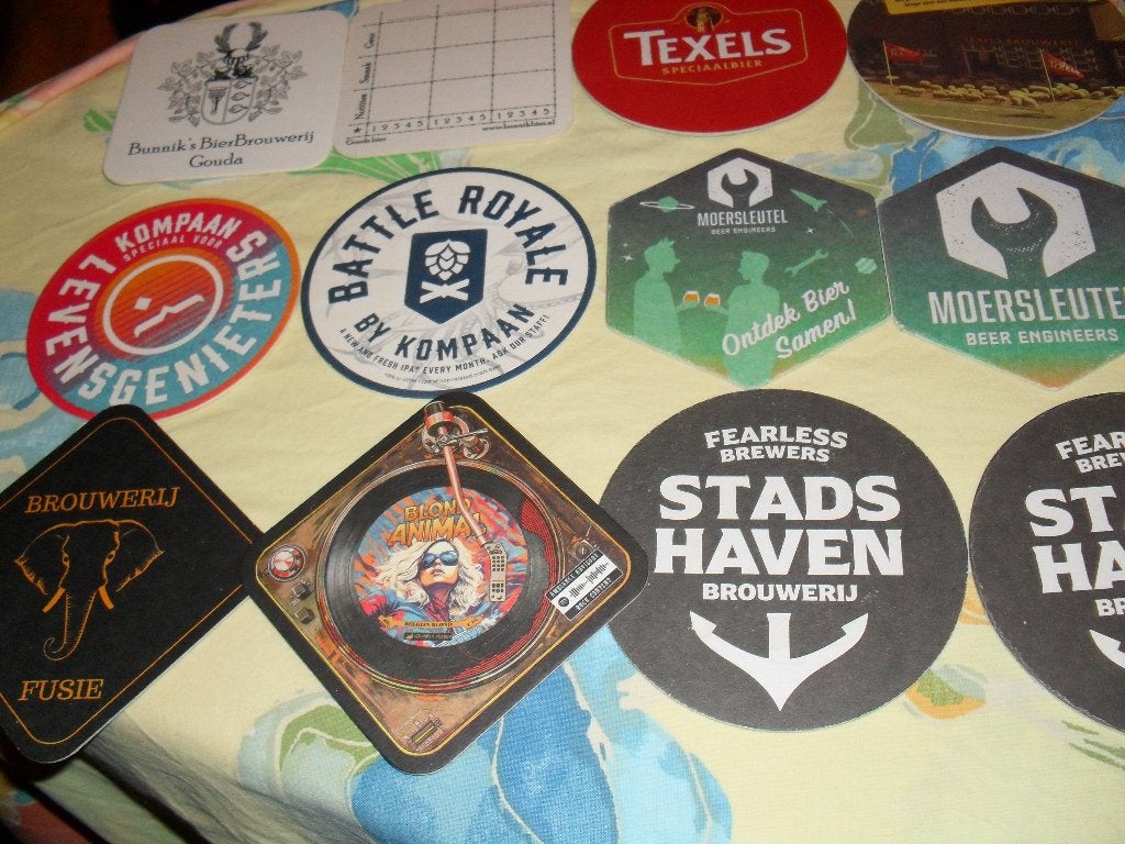 20X NL bier brouwerij viltjes ... dubbelzijdig, Ophalen of Verzenden, Nieuw, Viltje(s), Overige merken