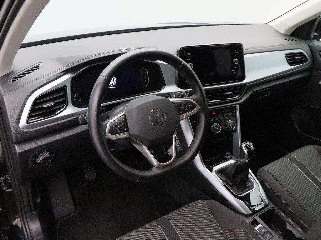 Volkswagen T-Roc 1.0 TSi 110 Pk Life | Camera | Adaptive Cru, Voorwielaandrijving, Stof, Gebruikt, Zwart