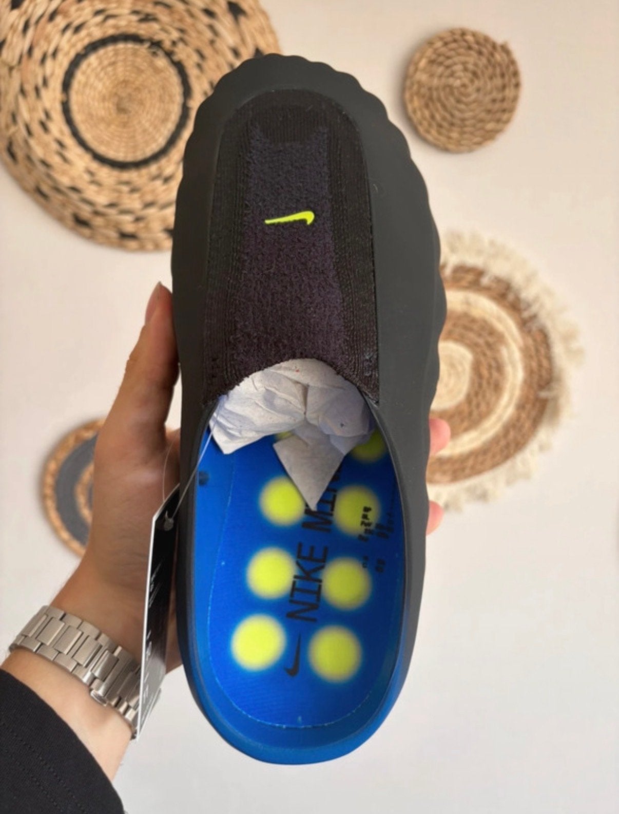 Nieuwe Nike Mind 001 FK QS Slippers - Maat 44, Kleding | Heren, Schoenen, Blauw, Nieuw, Ophalen, Slippers