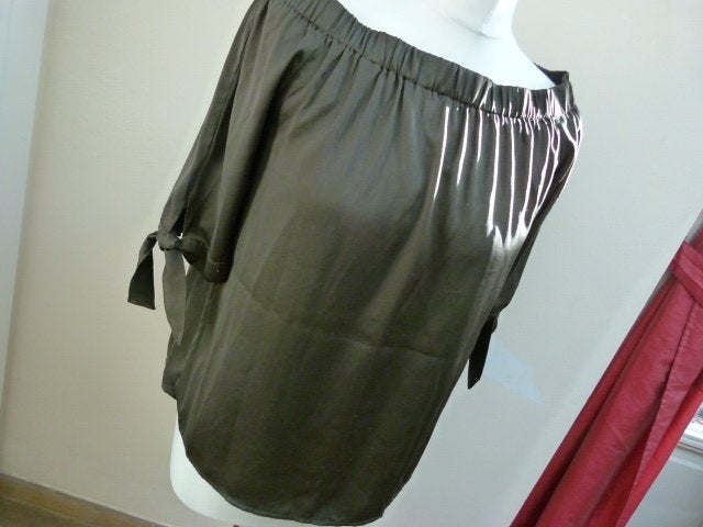 Top tuniek, maat S 36 boothals H&M, Overige kleuren, Ophalen of Verzenden, Zo goed als nieuw, Korte mouw