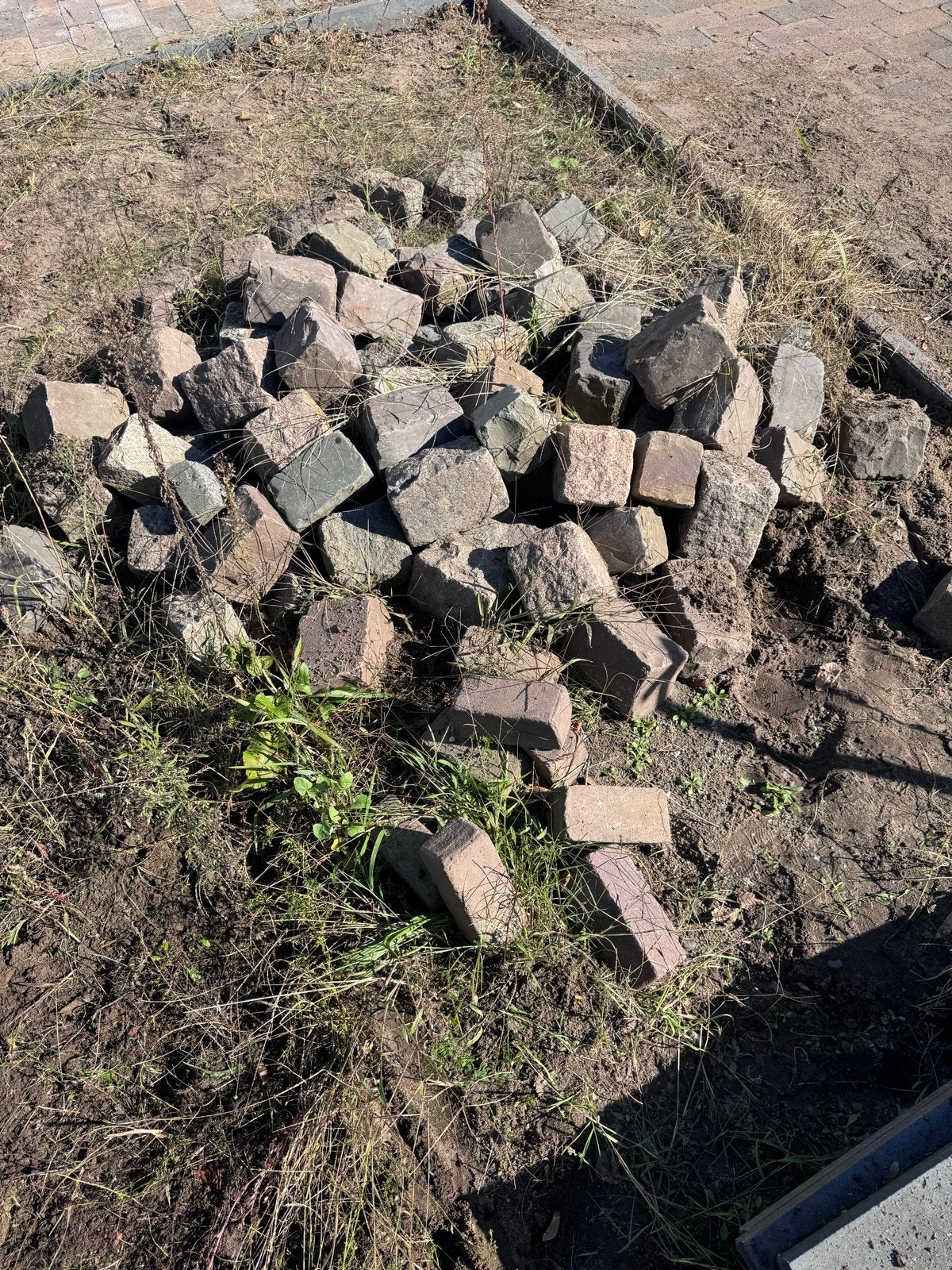 Gebruikte klinkers voor tuin of oprit, Ophalen, Gebruikt, Klinkers, Natuursteen
