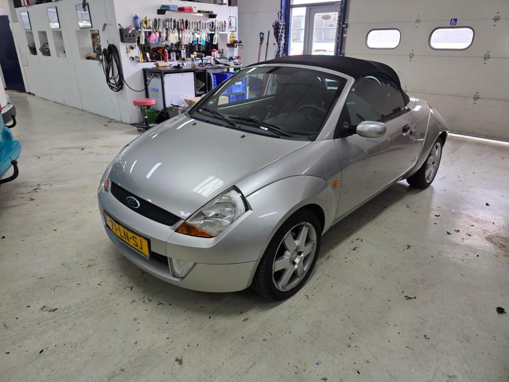 Ford Ka 1.6 Streetka airco stoelverwarming NAP, 40 €/maand, Bedrijf, Handgeschakeld, Zilver of Grijs