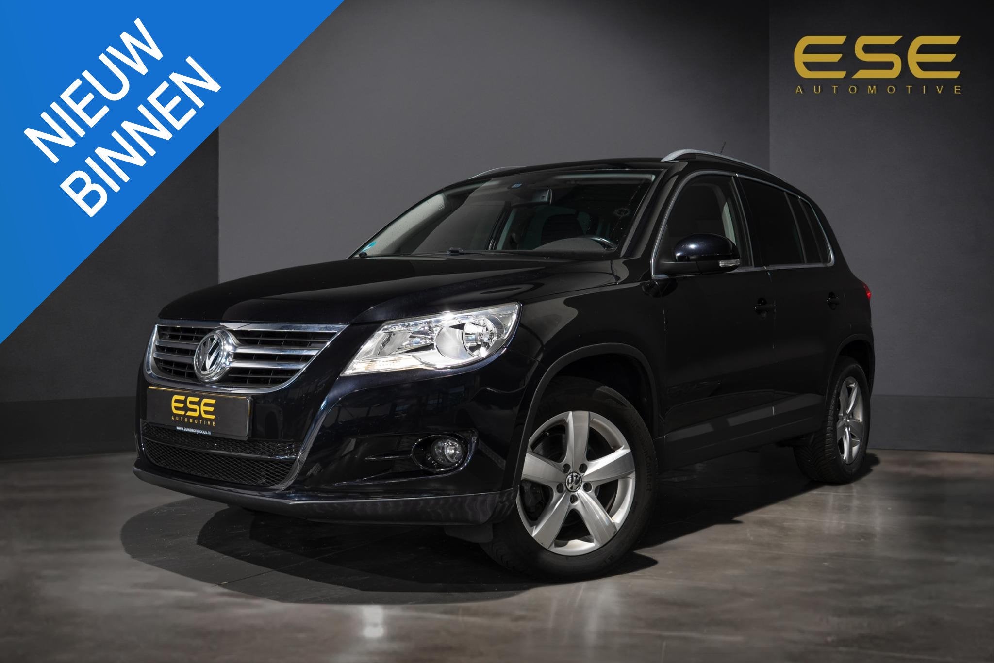 Volkswagen Tiguan 1.4 TSI Sport&Style | Climate | Cruise | T, Voorwielaandrijving, Euro 5, Zwart, 4 cilinders