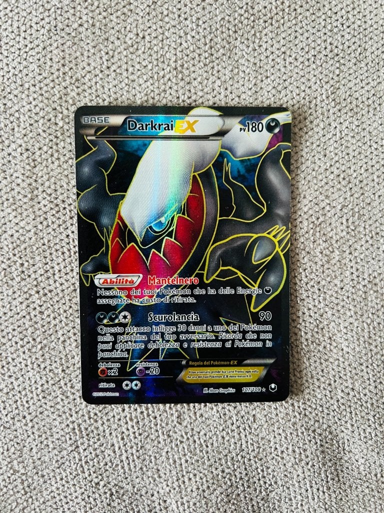 Darkrai EX 107/108 Dark Explorers Full Art Ultra Rare, Verzenden, Zo goed als nieuw, Losse kaart, Foil