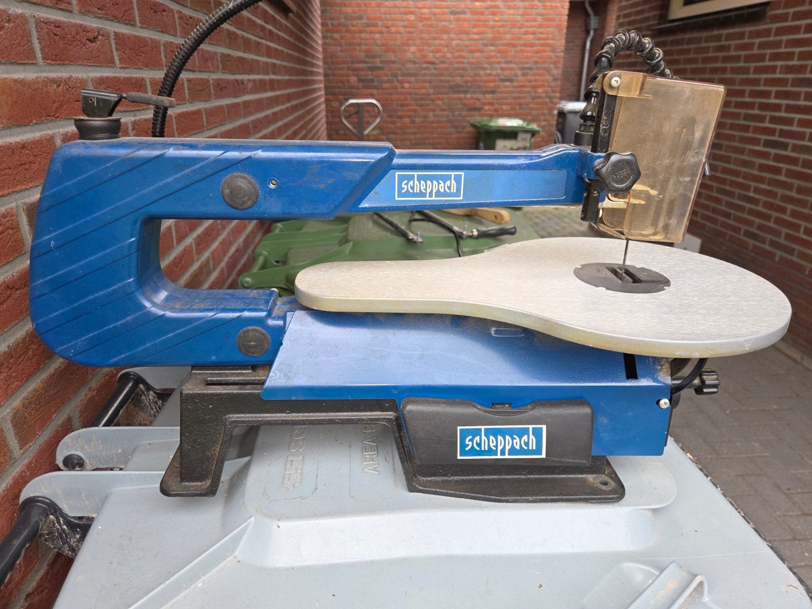 Scheppach SD1600V Figuurzaagmachine met Verlichting, Ophalen, Gebruikt, Scheppach, 30 tot 70 mm