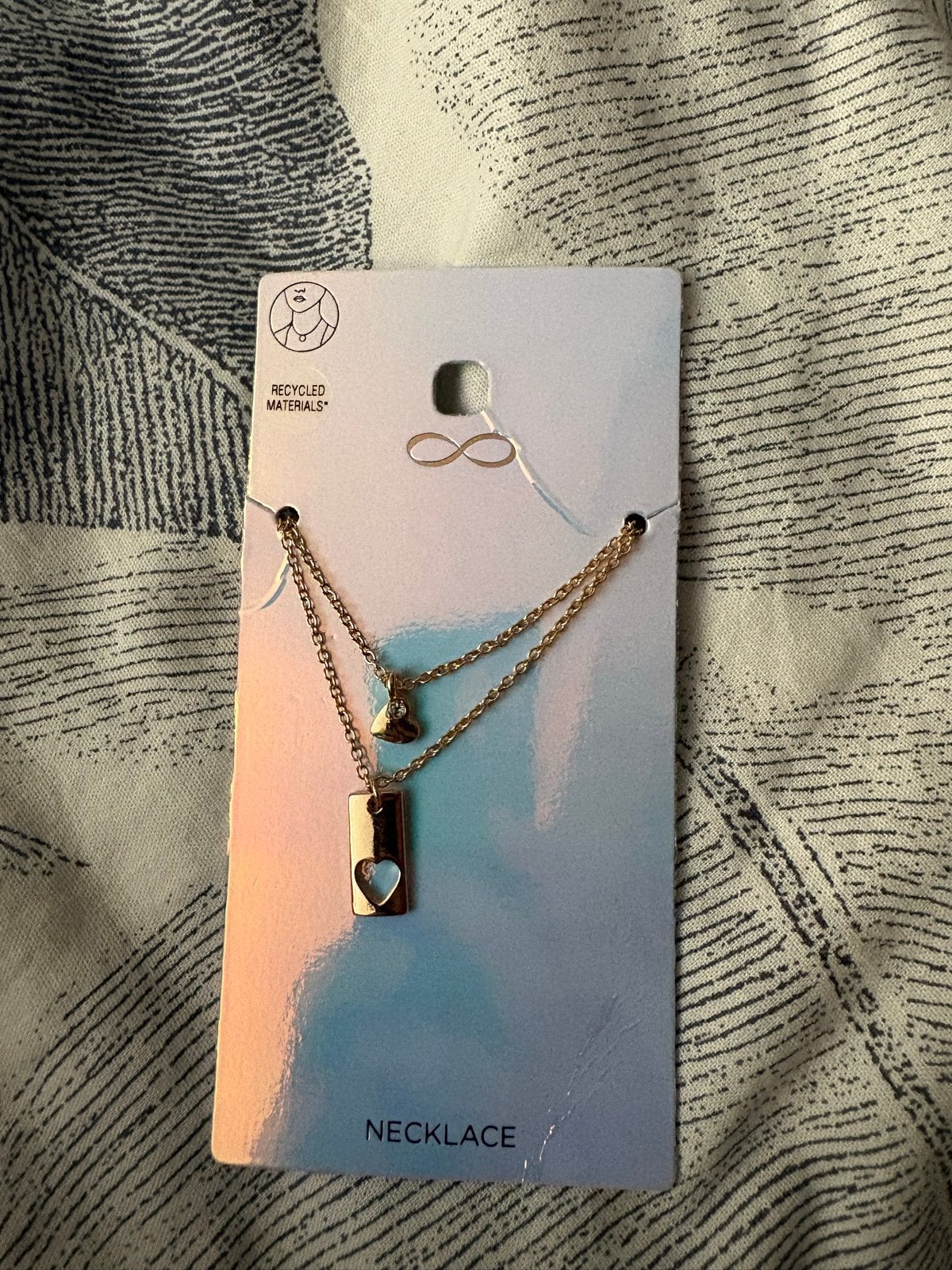 Nieuwe Gouden Ketting met Hartje Hanger, Verzenden, Nieuw, Goud, Overige materialen