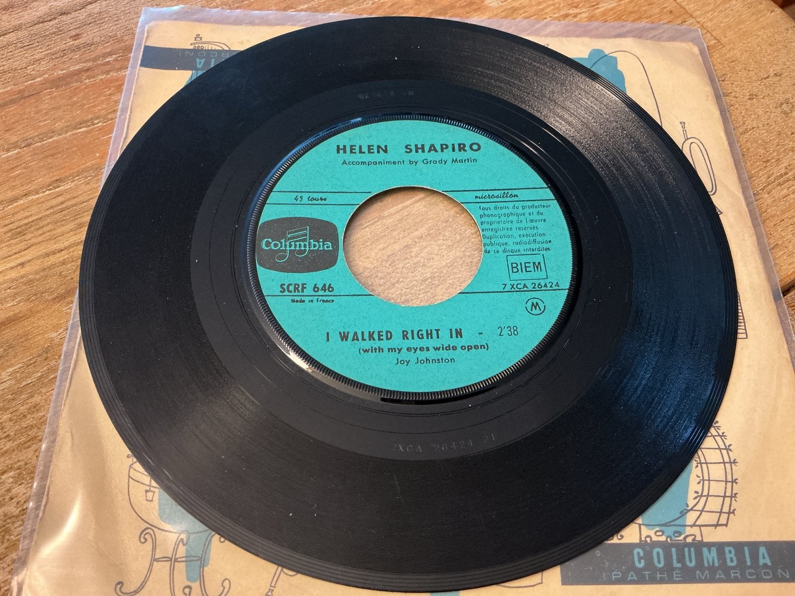 Helen Shapiro - I Walked Right In / Woe Is Me (7 inch), Gebruikt, 7 inch, Ophalen of Verzenden, Pop