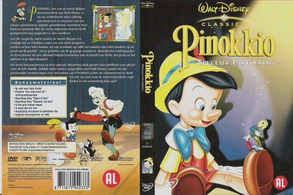 Pinokkio Disney Classics no. 2 DVD, Europees, Tekenfilm, Verzenden, Alle leeftijden