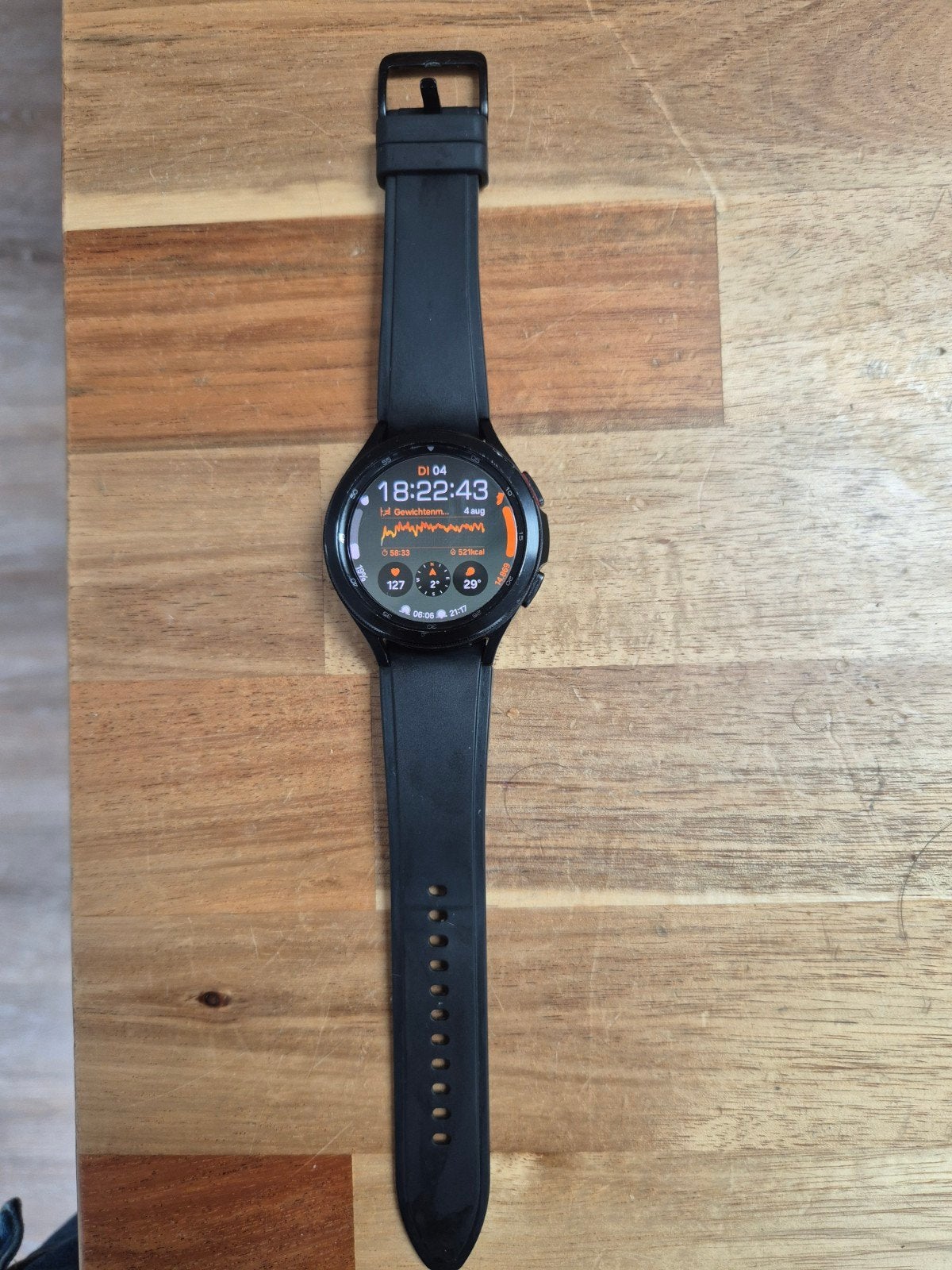 Samsung Galaxy Watch 4Classic 46mm Zwart (incl. oplaadkabel), Gebruikt, Zwart, Ophalen of Verzenden, Samsung