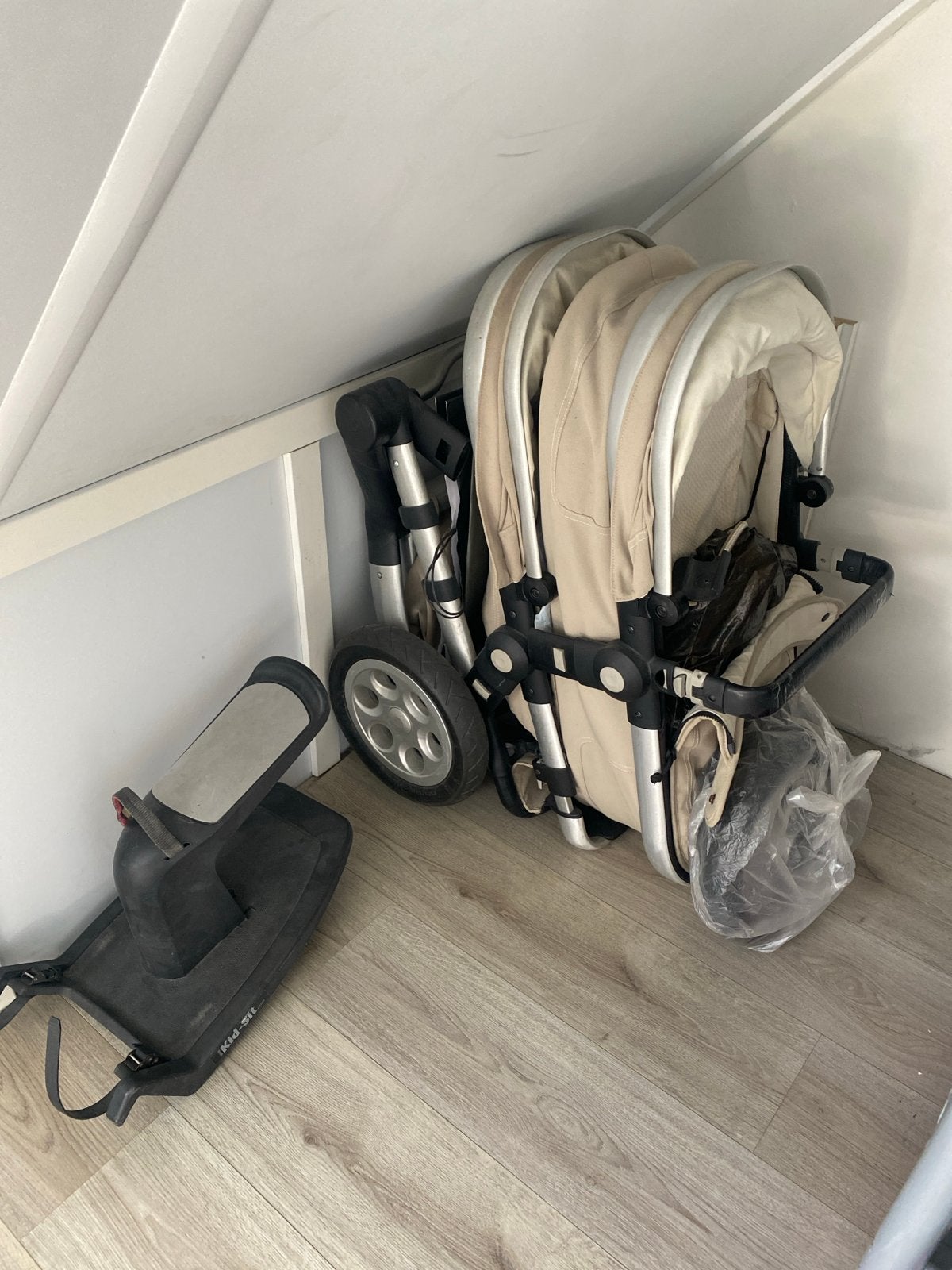 Complete Joolz kinderwagen met meerijdplankje en parasol, Gebruikt, Bugaboo, Ophalen of Verzenden, Combiwagen