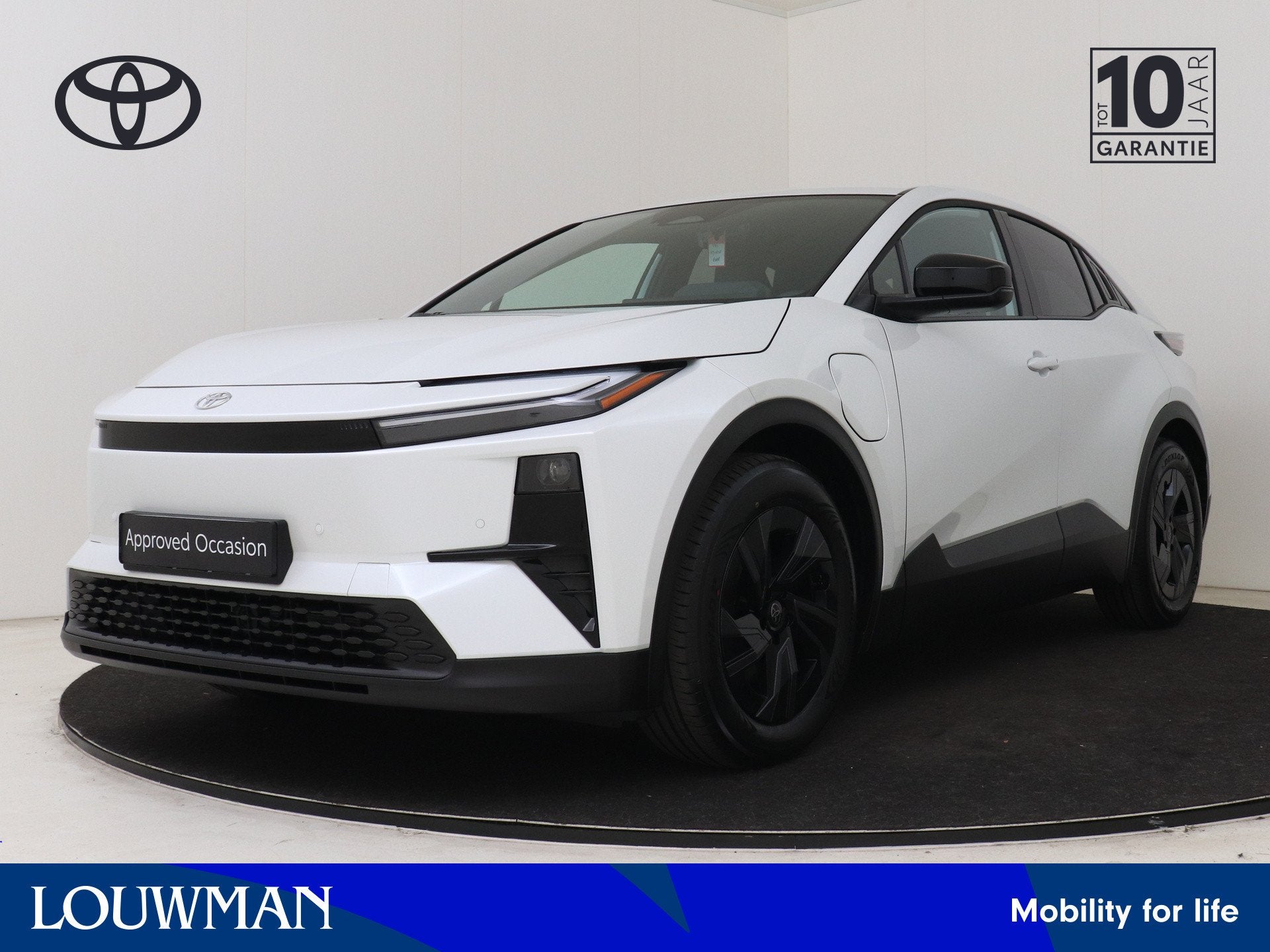 Toyota C-HR+ First Edition 77 kWh " Direct Leverbaar ", Auto's, Toyota, 12 maanden, Leder en Stof, Wit, Nieuw