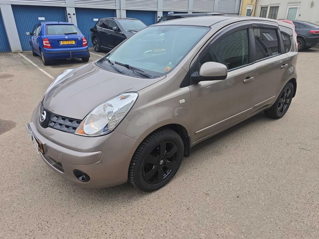 Nissan Note 1.6 2008 AUTOMAAT,  N.A.P NETTE VOERTUIG, Stof, 4 cilinders, Bruin, 1600 cc