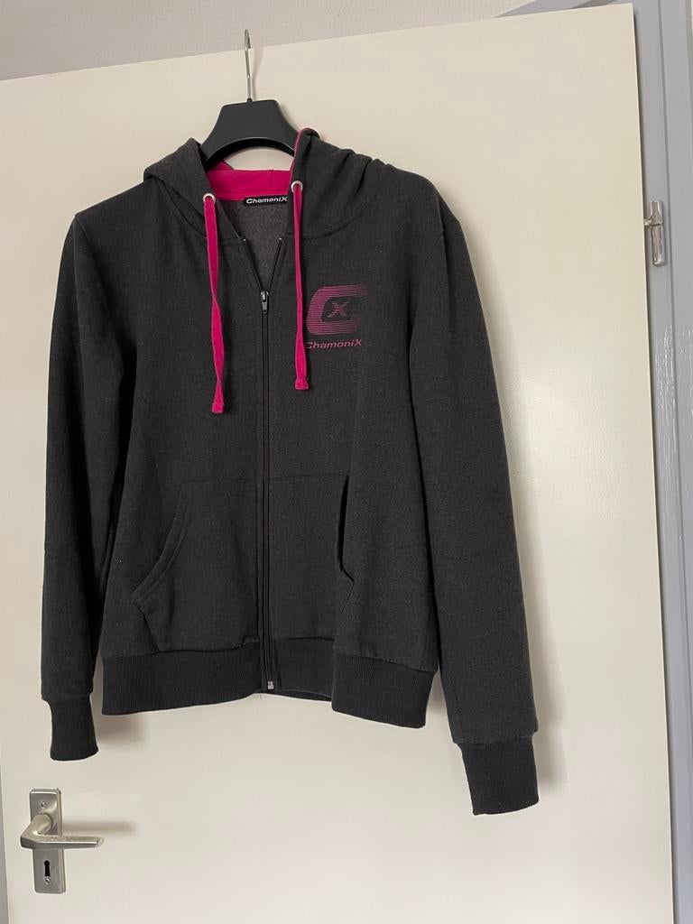 Chamonix Antraciet Vest met je Capuchon en Rits, Maat XL, Ophalen of Verzenden, Zo goed als nieuw, Grijs, Maat 46/48 (XL) of groter