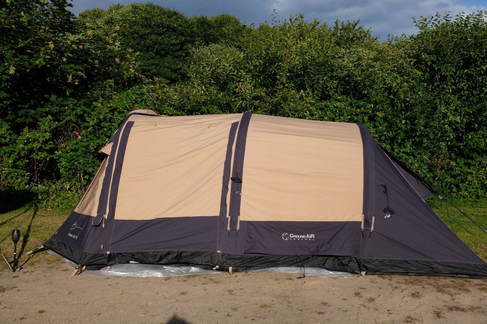Bardani Airwolf 220 TC – Compacte Opblaasbare Katoenen Tent, Ophalen, Zo goed als nieuw, Tot en met 3