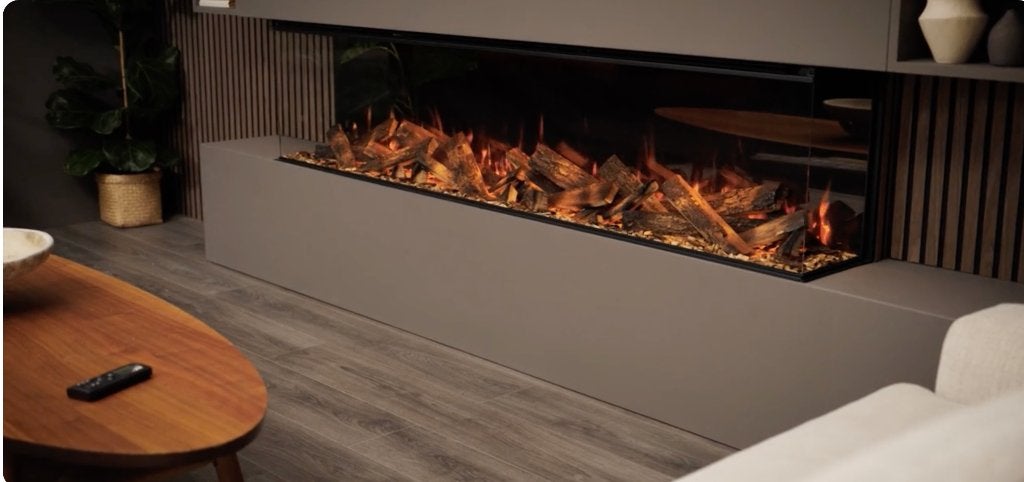 British Fires New Forest 1600- showroom model., Huis en Inrichting, Haarden, Ophalen, Zo goed als nieuw, Inbouwhaard, Elektrische haard