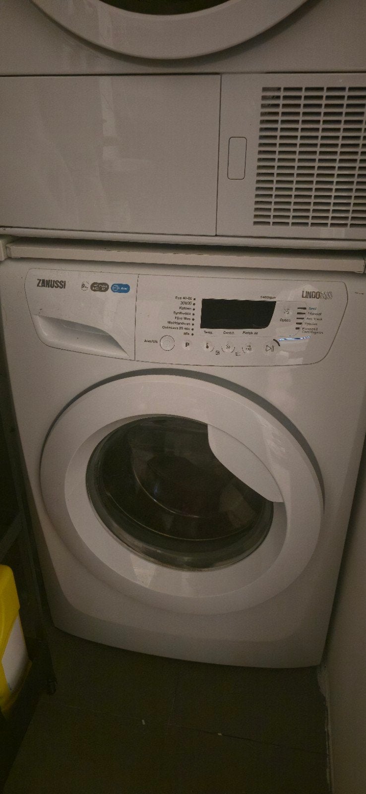 Zanussi LINDO500 wasmachine 8KG - 1400 rpm  - netjes werkend, Ophalen, Gebruikt, 1200 tot 1600 toeren, 85 tot 90 cm
