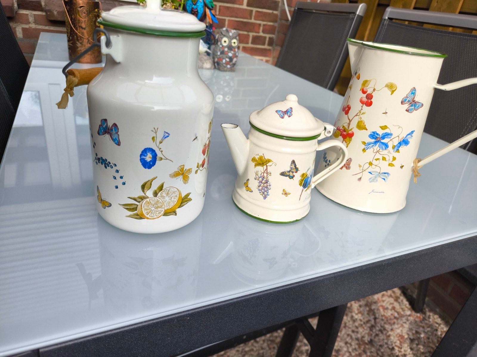 Janneke Brinkman theepot, melkkan en waterkan, Ophalen of Verzenden