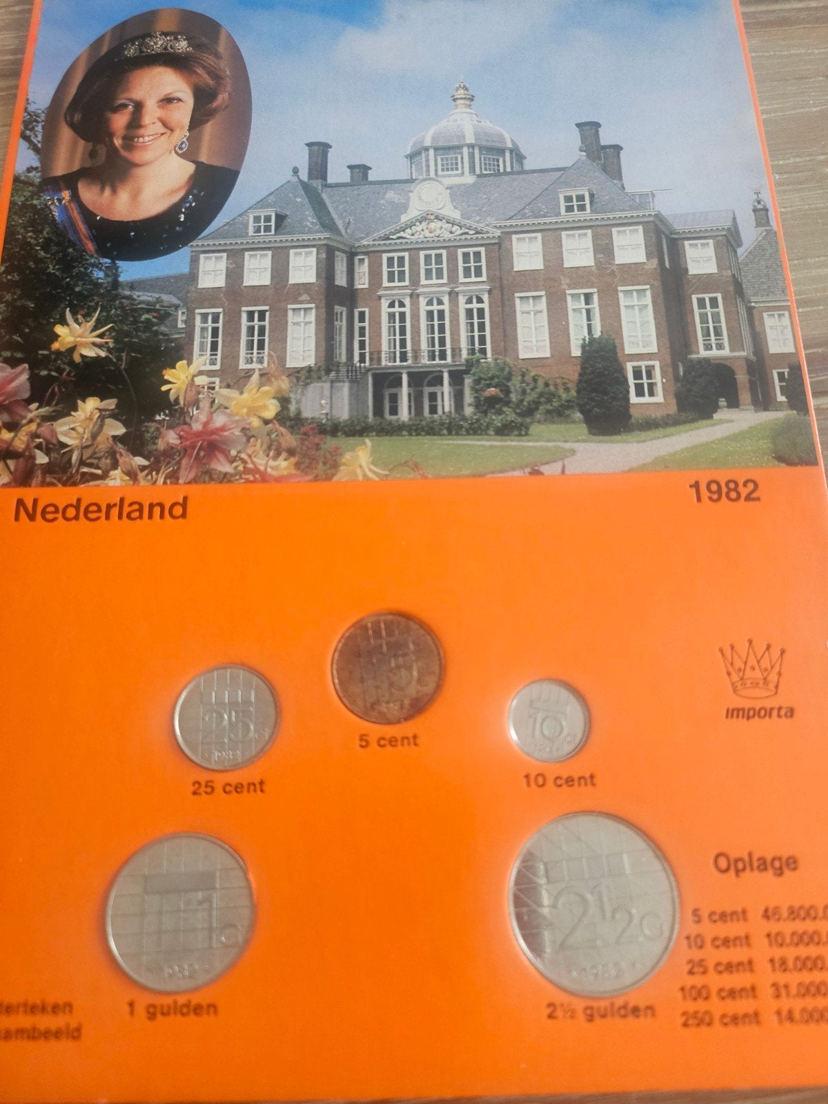 Muntmapjes Nederland 1982 t/m 1985 - Koningin Beatrix, Ophalen, Koningin Beatrix, Overige waardes, Setje
