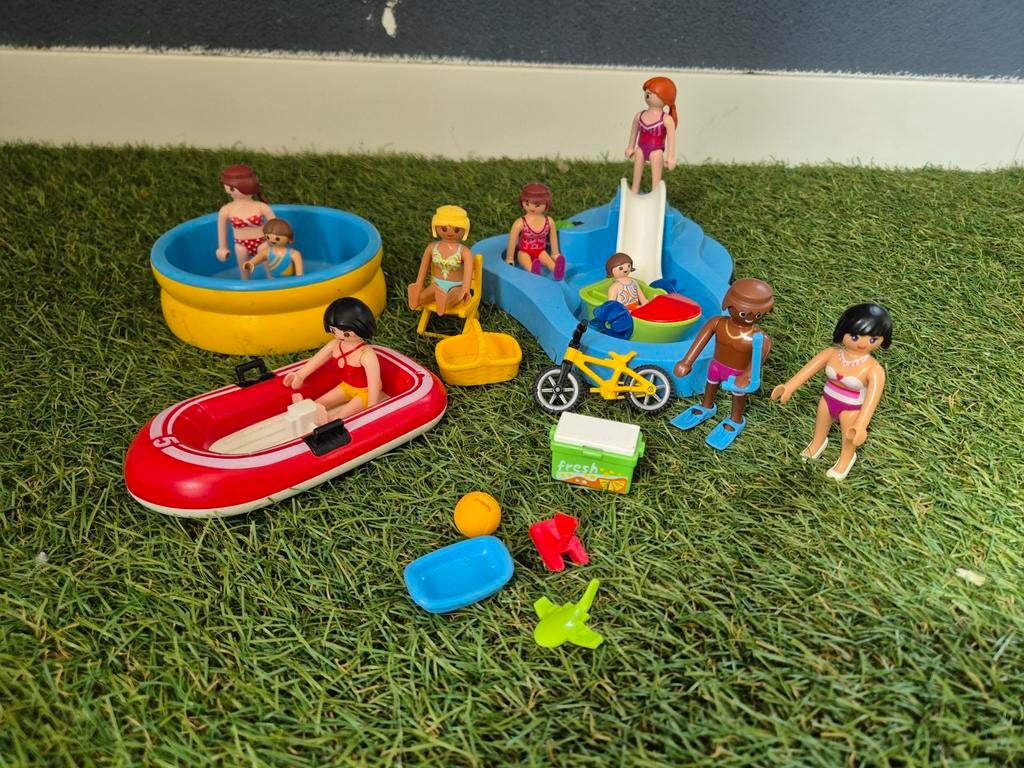 Playmobil zwembad zomer setjes, Ophalen of Verzenden, Zo goed als nieuw