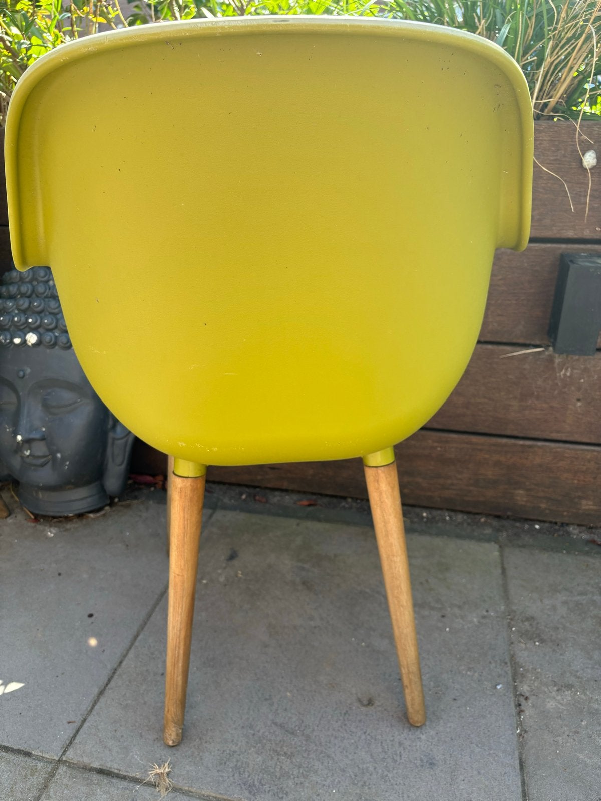 4 Groene Tuinstoelen - Kleur Herstelbaar!, Tuin en Terras, Tuinstoelen, Ophalen, Gebruikt, Kunststof