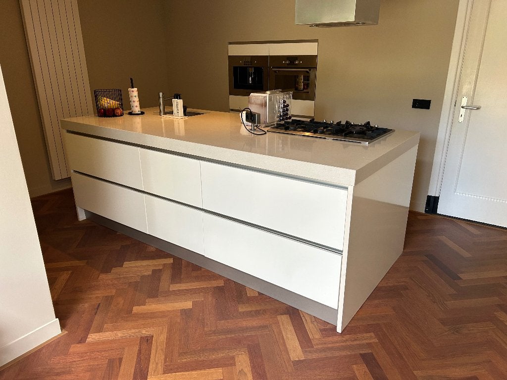 Keuken ophalen, Ophalen, Gebruikt, 75 cm of meer, Wit