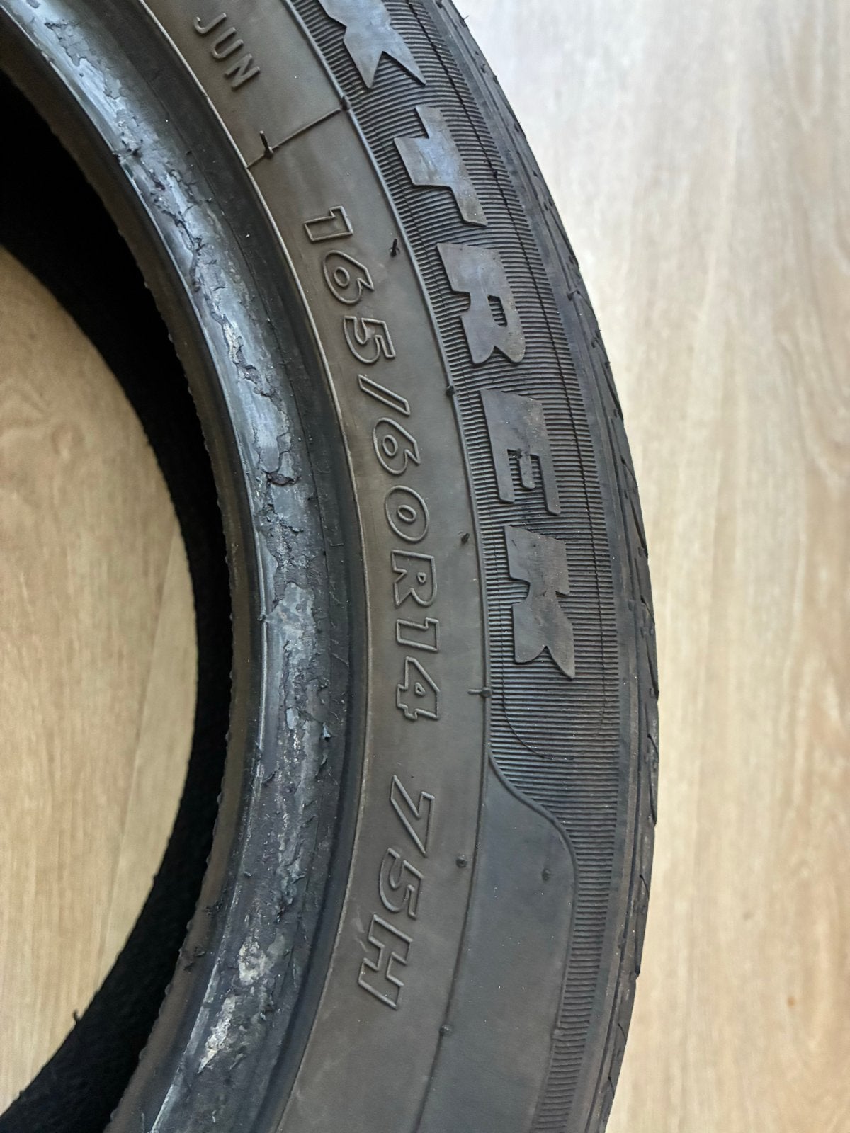 MaxTrek band 165/60R14 75H - Zomerband, Ophalen, Gebruikt