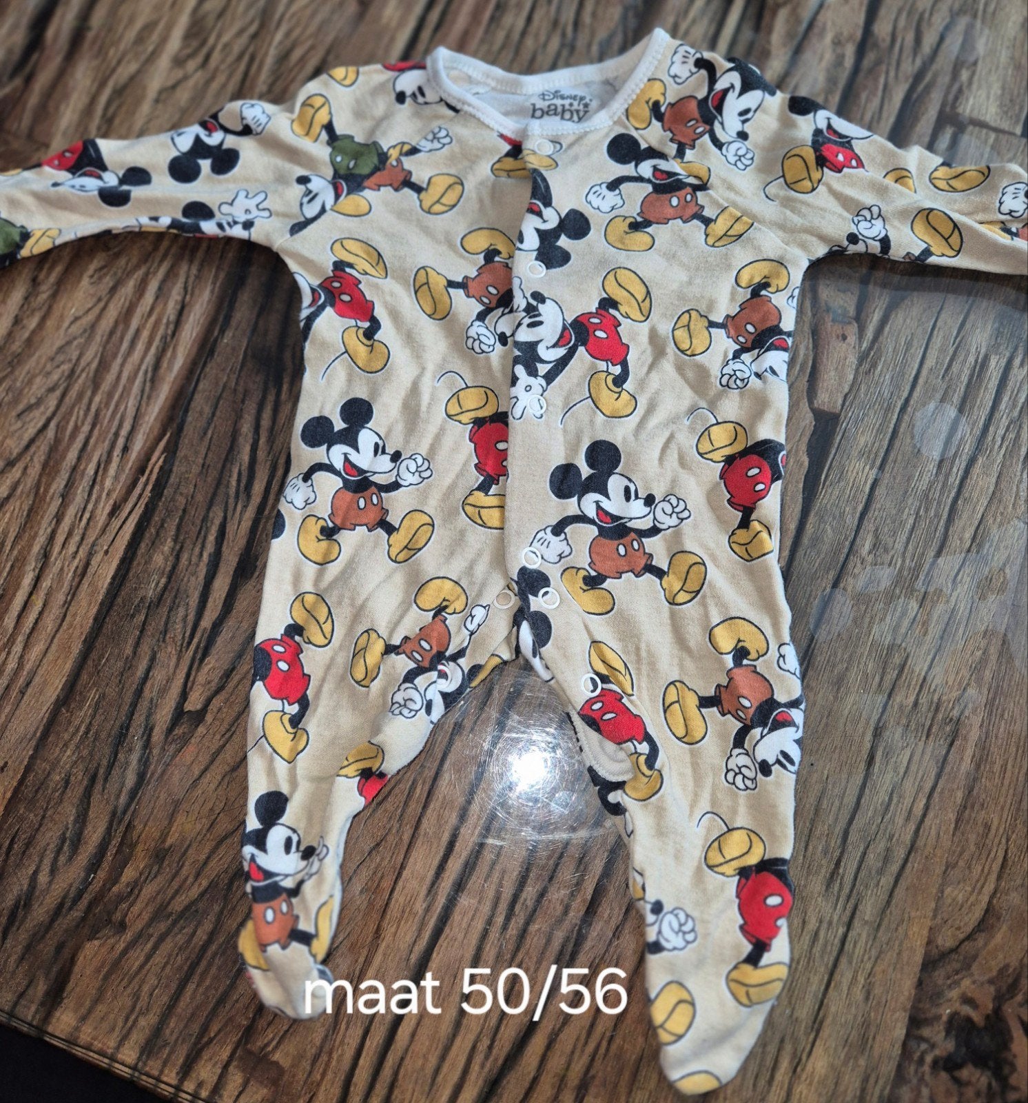 Mickey Mouse boxpakje maat 50/56, Ophalen of Verzenden, Gebruikt, Jongetje of Meisje, Pakje