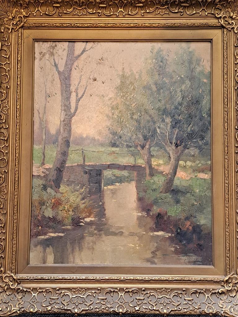 Ontluikende natuur, Antiek en Kunst, Kunst | Schilderijen | Klassiek, Ophalen